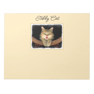 Målning av mattor - Cute Original Cat Art Anteckningsblock