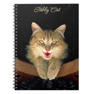 Målning av mattor - Cute Original Cat Art Anteckningsbok