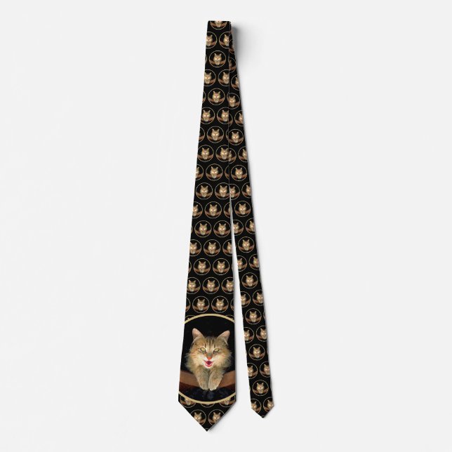 Målning av mattor - Cute Original Cat Art Slips (Framsida)