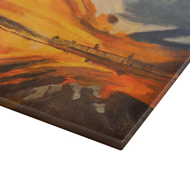 Målning av Scripps Pier, La Jolla, CA (Hörn)