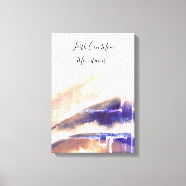 Målning av snyggt Brick Grungy Mountain Canvastryck (Framsida)