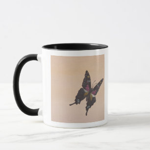 Målning av swallowtailfjärilen mugg