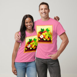 Målning av tropiska frukter. Köp nu T Shirt
