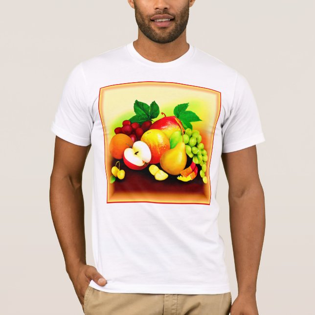 Målning av tropiska frukter. Köp nu T Shirt (Framsida)