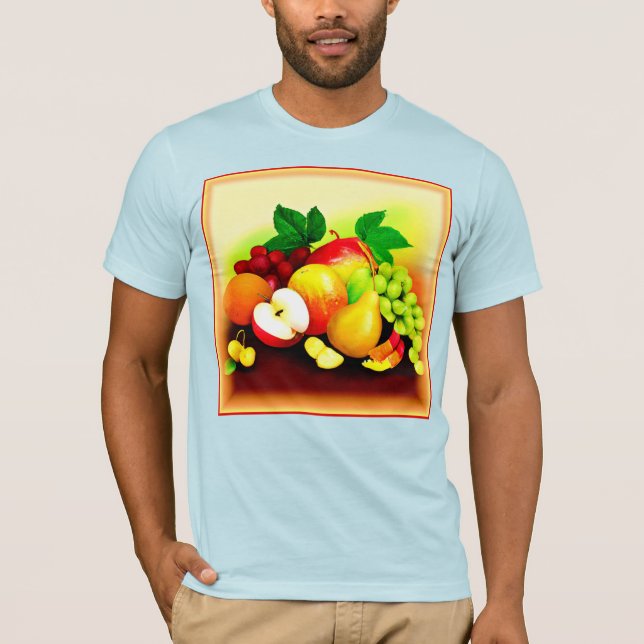 Målning av tropiska frukter. Köp nu T Shirt (Framsida)