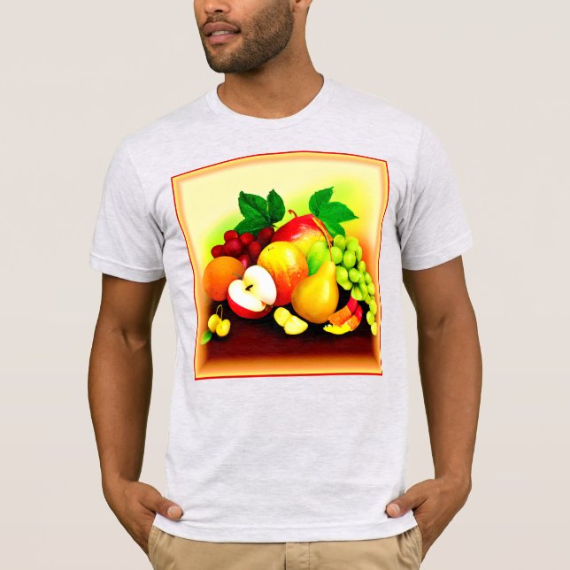 Målning av tropiska frukter. Köp nu T Shirt (Framsida)