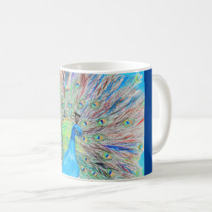 Målning av vattenfärgsfärg för målarfärg kaffemugg