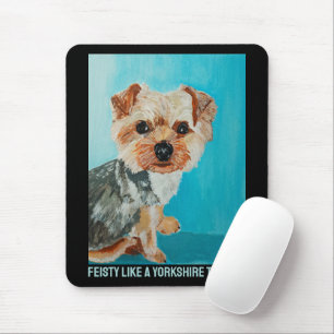 Målning av Yorkshire Terrier av Alfred Fox Musmatta
