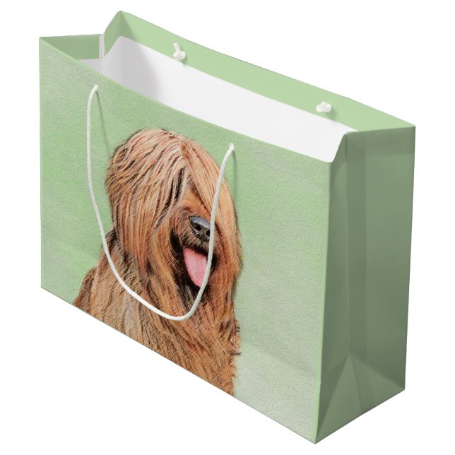 Målning - Cute Original Hund Art (Framsidan Vinklad)
