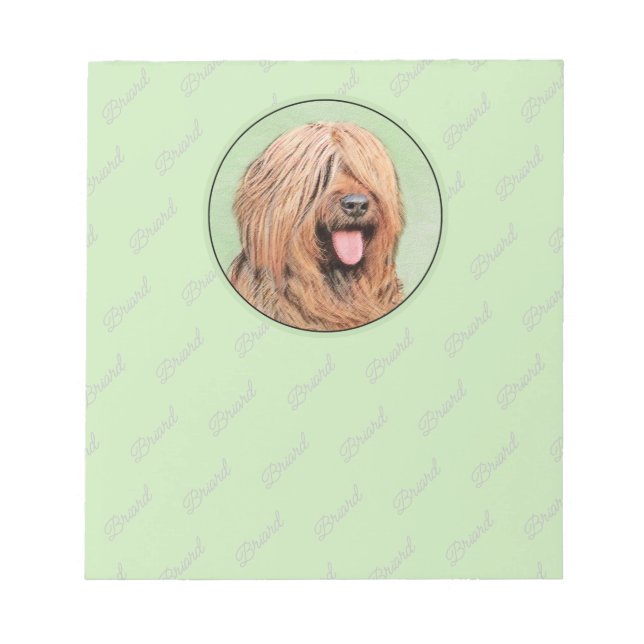 Målning - Cute Original Hund Art Anteckningsblock (Framsida)