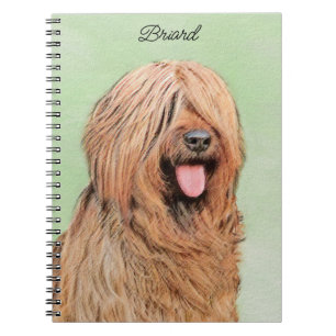 Målning - Cute Original Hund Art Anteckningsbok