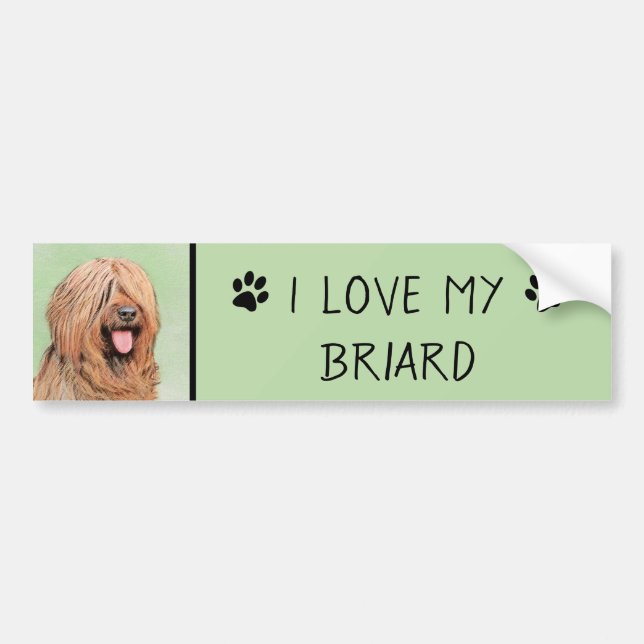 Målning - Cute Original Hund Art Bildekal (Framsidan)