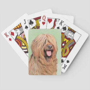 Målning - Cute Original Hund Art Casinokort