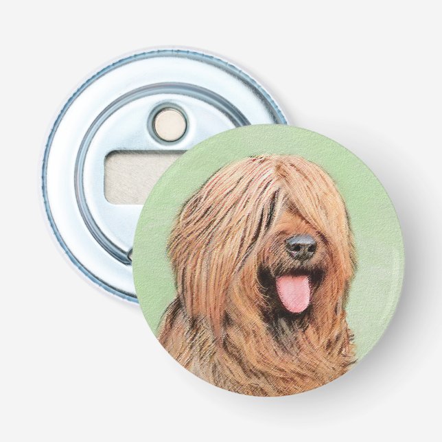 Målning - Cute Original Hund Art Flasköppnare (Framsidan)