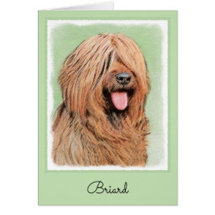 Målning - Cute Original Hund Art Hälsningskort