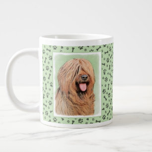 Målning - Cute Original Hund Art Jumbo Mugg