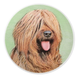 Målning - Cute Original Hund Art Knopp