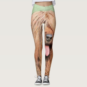 Målning - Cute Original Hund Art Leggings
