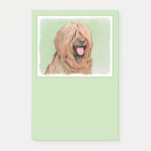 Målning - Cute Original Hund Art Post-it Block