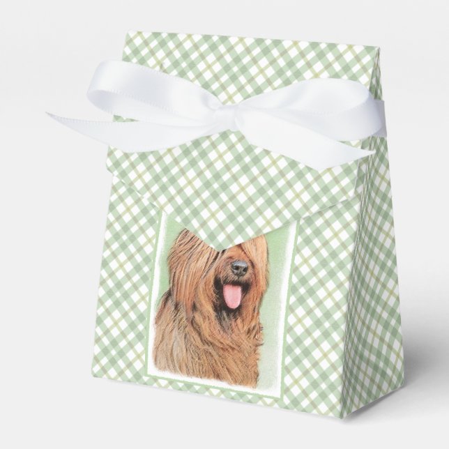 Målning - Cute Original Hund Art Presentaskar (Framsidan Sidan)