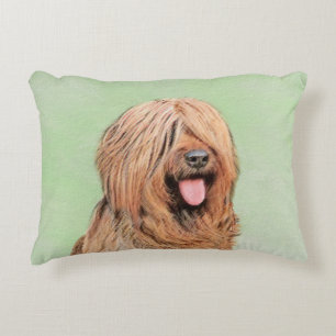 Målning - Cute Original Hund Art Prydnadskudde