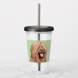 Målning - Cute Original Hund Art Take Away Mugg