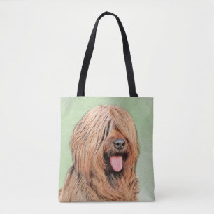 Målning - Cute Original Hund Art Tygkasse
