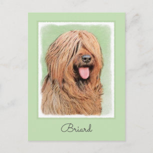 Målning - Cute Original Hund Art Vykort
