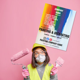 MÅLNING & DEKORATION folder Reklamblad