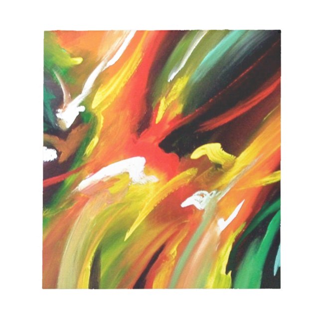 Målning för abstrakt Expressionism Anteckningsblock (Framsida)