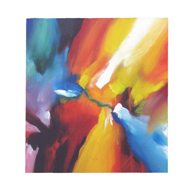 Målning för abstrakt Expressionism Anteckningsblock (Framsida)