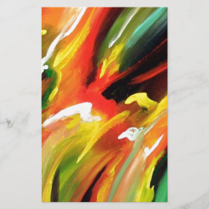 Målning för abstrakt Expressionism Brevpapper