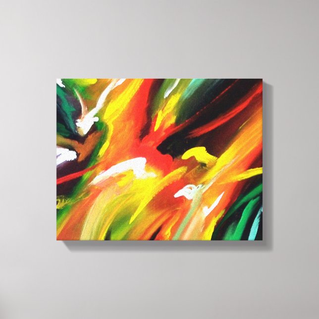 Målning för abstrakt Expressionism Canvastryck (Framsida)