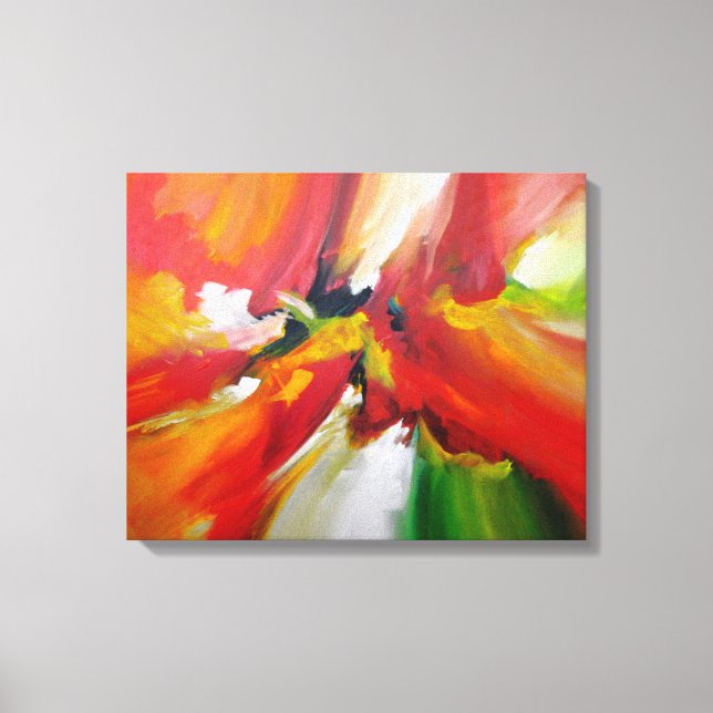 Målning för abstrakt Expressionism Canvastryck (Framsida)