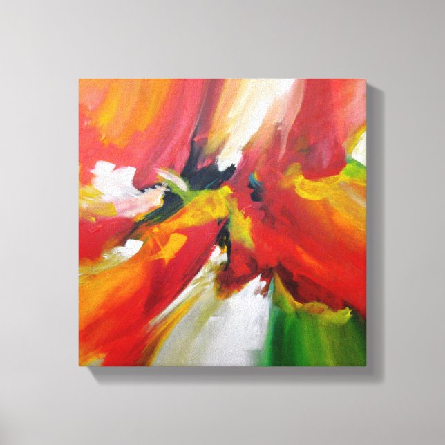 Målning för abstrakt Expressionism Canvastryck (Framsida)