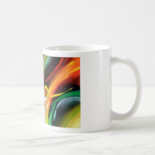 Målning för abstrakt Expressionism Kaffemugg