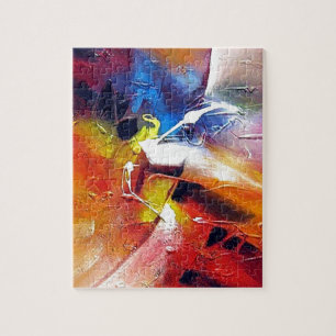 Målning för abstrakt Expressionism Pussel