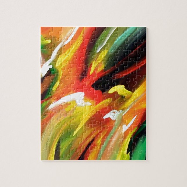 Målning för abstrakt Expressionism Pussel (Vertikal)