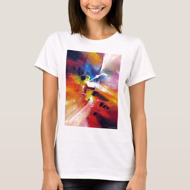 Målning för abstrakt Expressionism T-shirt (Framsida)