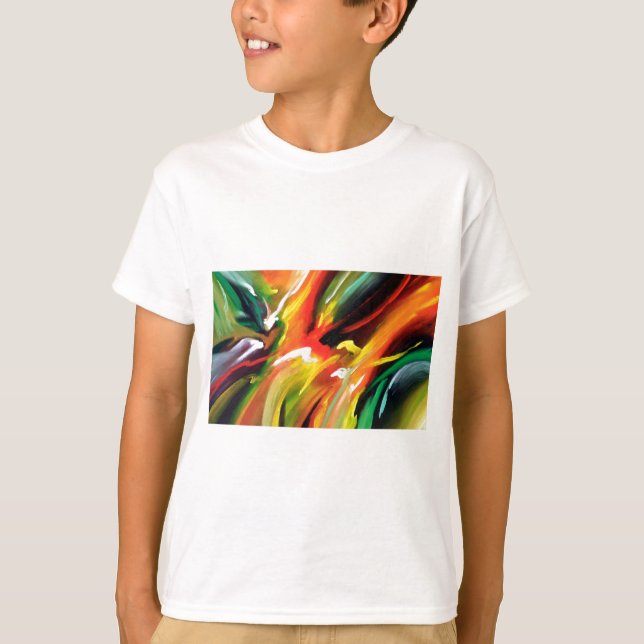 Målning för abstrakt Expressionism T-shirt (Framsida)