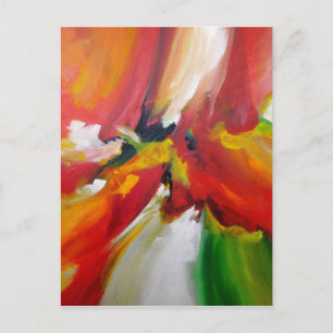Målning för abstrakt Expressionism Vykort