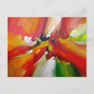 Målning för abstrakt Expressionism Vykort