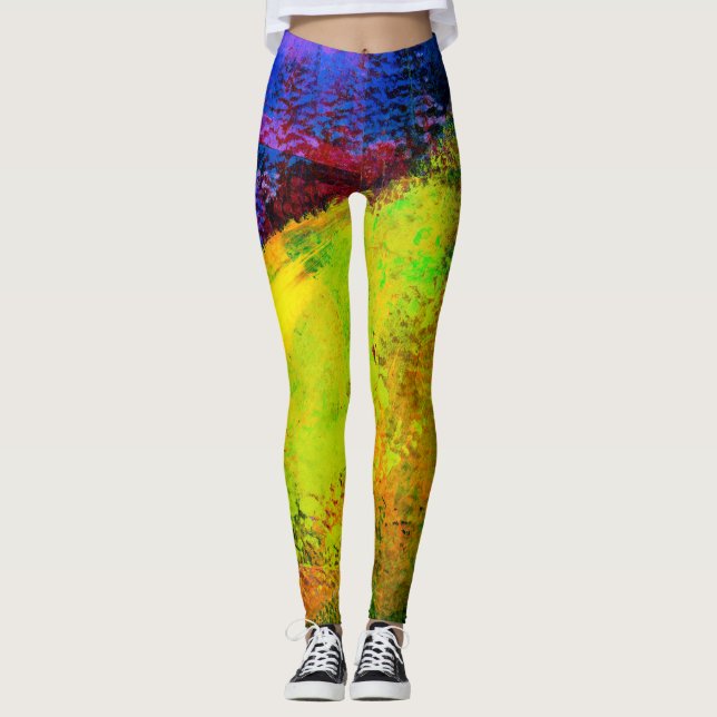 Målning för Abstrakten BrightStor - Leggings (Framsida)