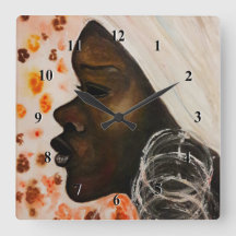 Målning för afrikansk Söt mot kölvägg