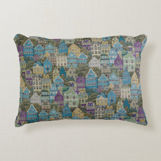 Målning för Assorted-färg byggnad Prydnadskudde