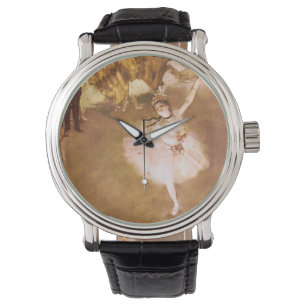Målning för Ballet Dancer Degas Star Armbandsur