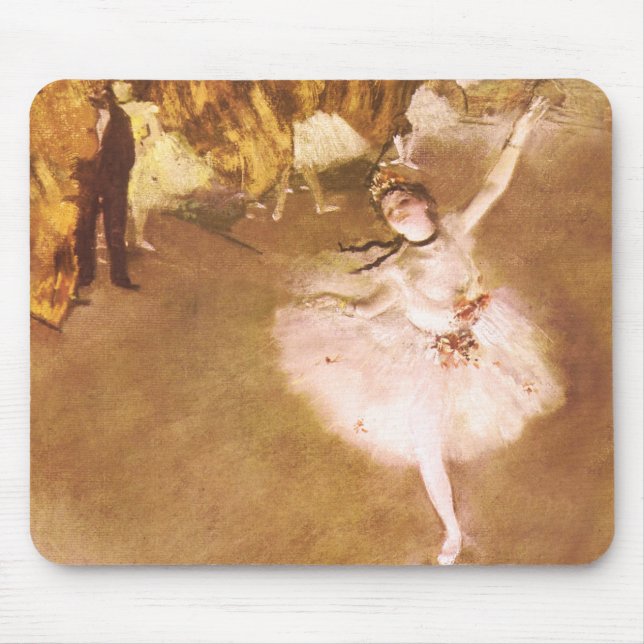 Målning för Ballet Dancer Degas Star Musmatta (Framsidan)