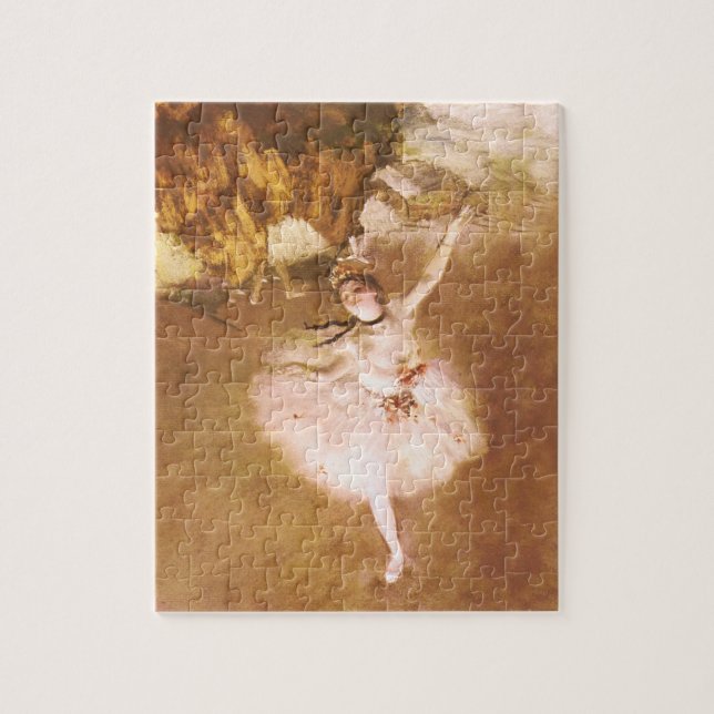 Målning för Ballet Dancer Degas Star Pussel (Vertikal)