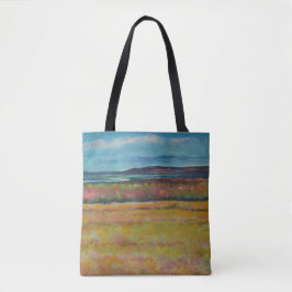 Målning för Beach & Coastal Sand Dunes | Tote Bag Tygkasse