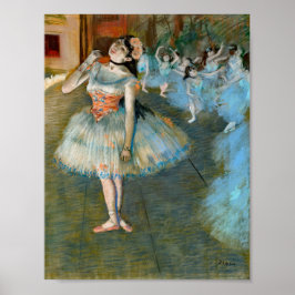 Målning för Degas Ballet Star Poster